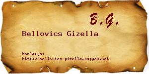 Bellovics Gizella névjegykártya